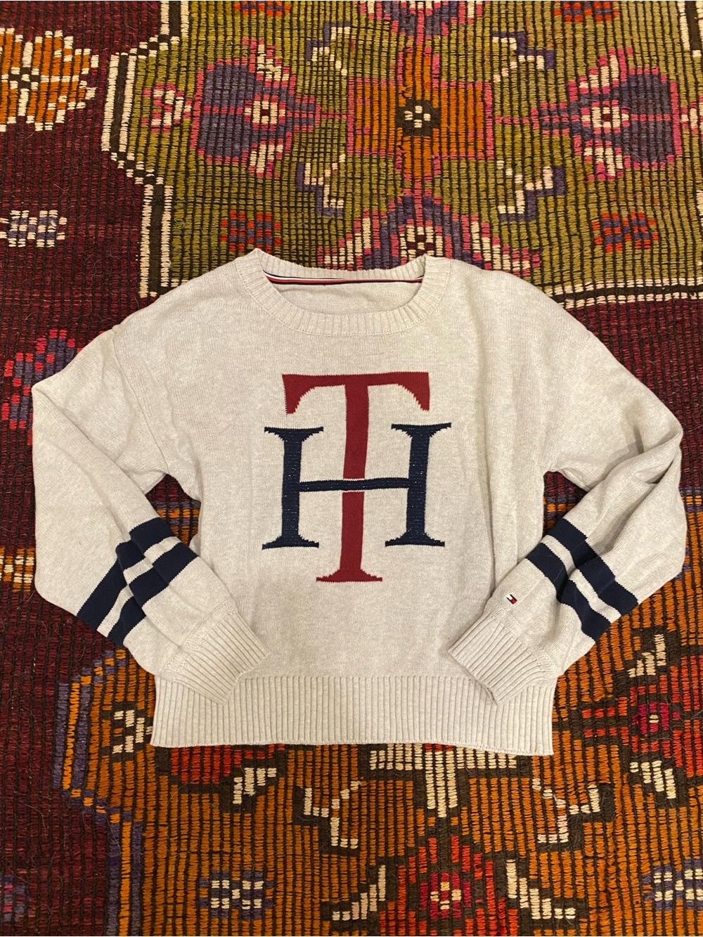 Tommy Hilfiger 2022 TH Monogram Crewneck Sweater